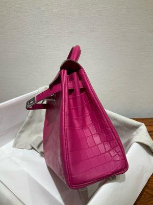 wholesale quality hermes kelly 25 matte niloticus crocodile j5 rose scheherazade phd